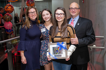 Terrace and Diane Gallagher with their two daughters.