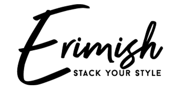 Erimish logo that reads: Erimish , stack your style